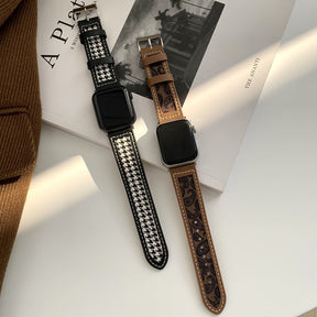 רצועה איכותית מעור לשעון אפל וואטץ - Leather Strap