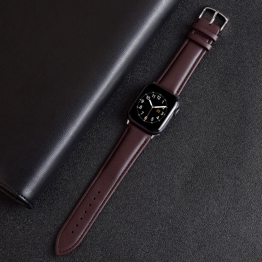 רצועה איכותית מעור לשעון אפל וואטץ - Leather Strap