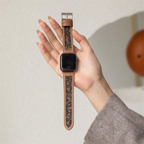 רצועה איכותית מעור לשעון אפל וואטץ - Leather Strap